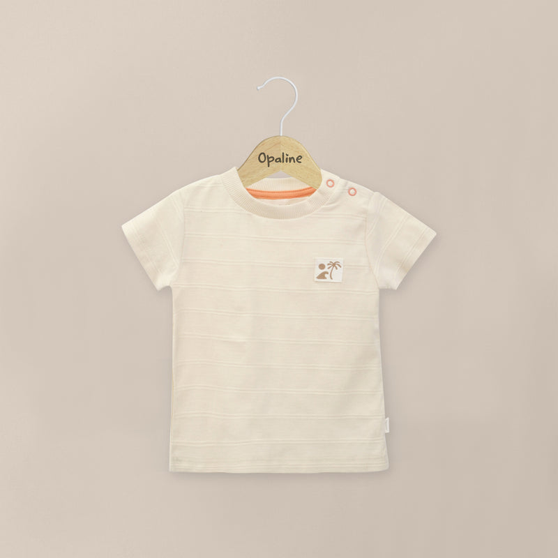 Polera Textura Cafe Infant Niño