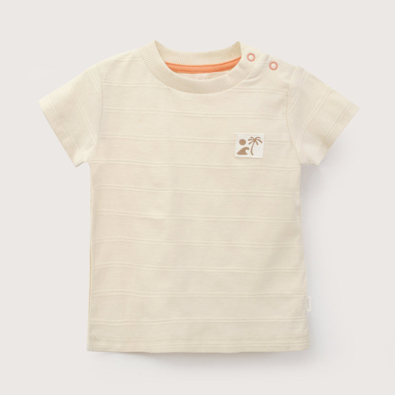 Polera Textura Cafe Infant Niño