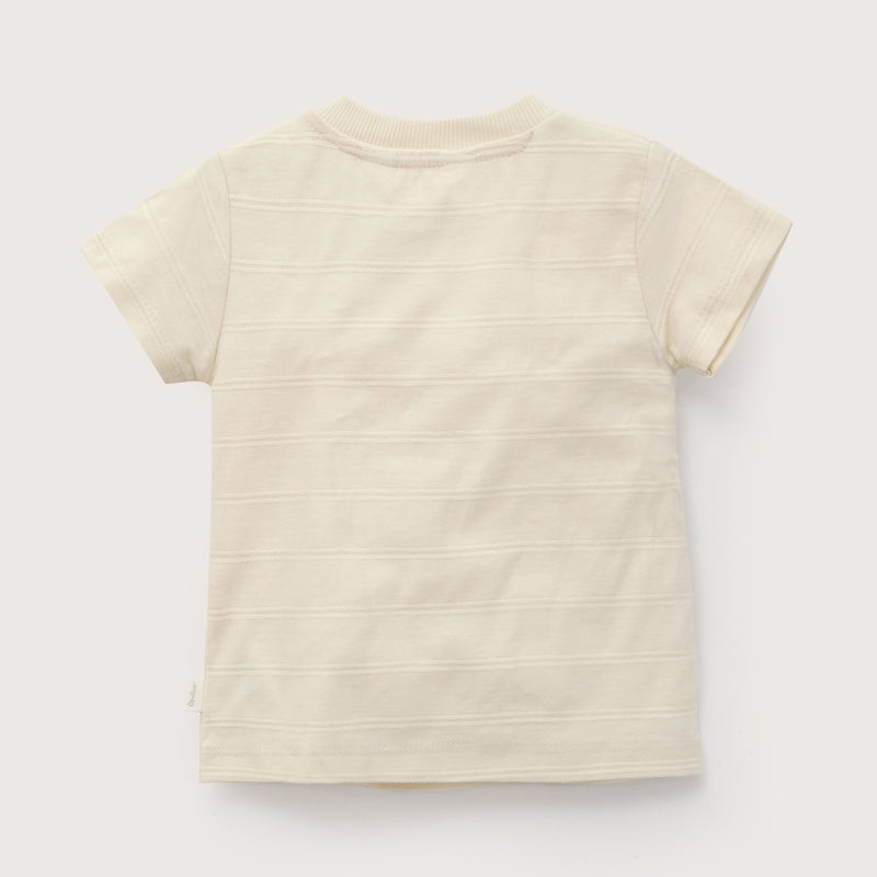 Polera Textura Cafe Infant Niño