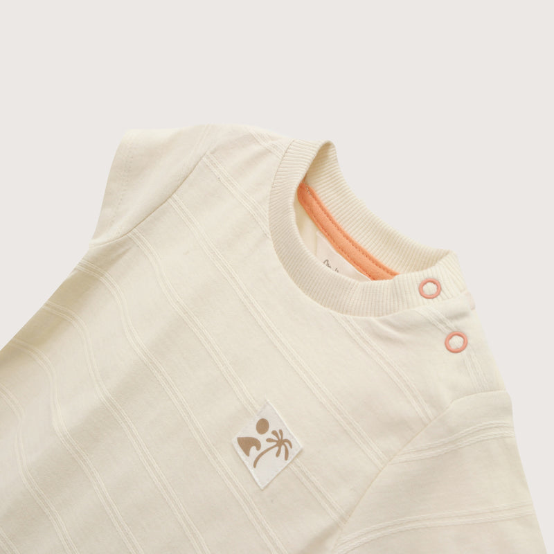 Polera Textura Cafe Infant Niño