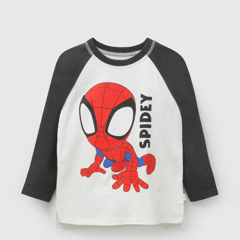 Polera Disney Spidey niño blanco 18/24M a 6-7A