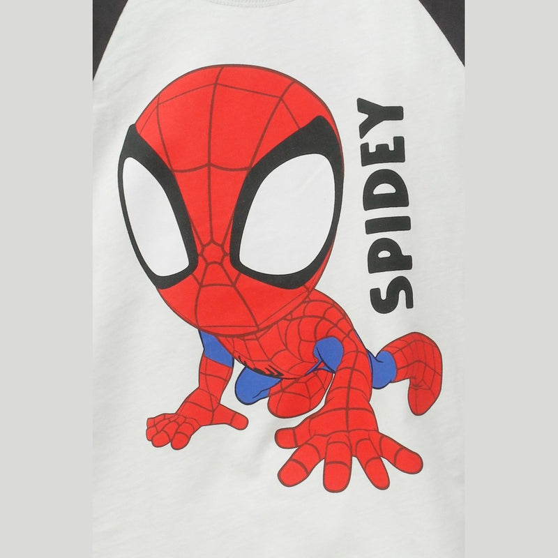 Polera Disney Spidey niño blanco 18/24M a 6-7A