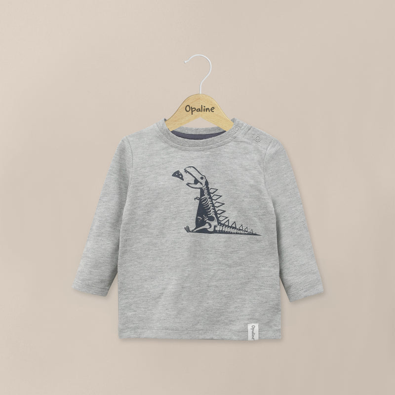 Polera Gris Melange Infant Niño