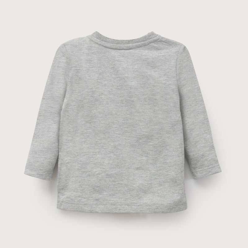 Polera Gris Melange Infant Niño