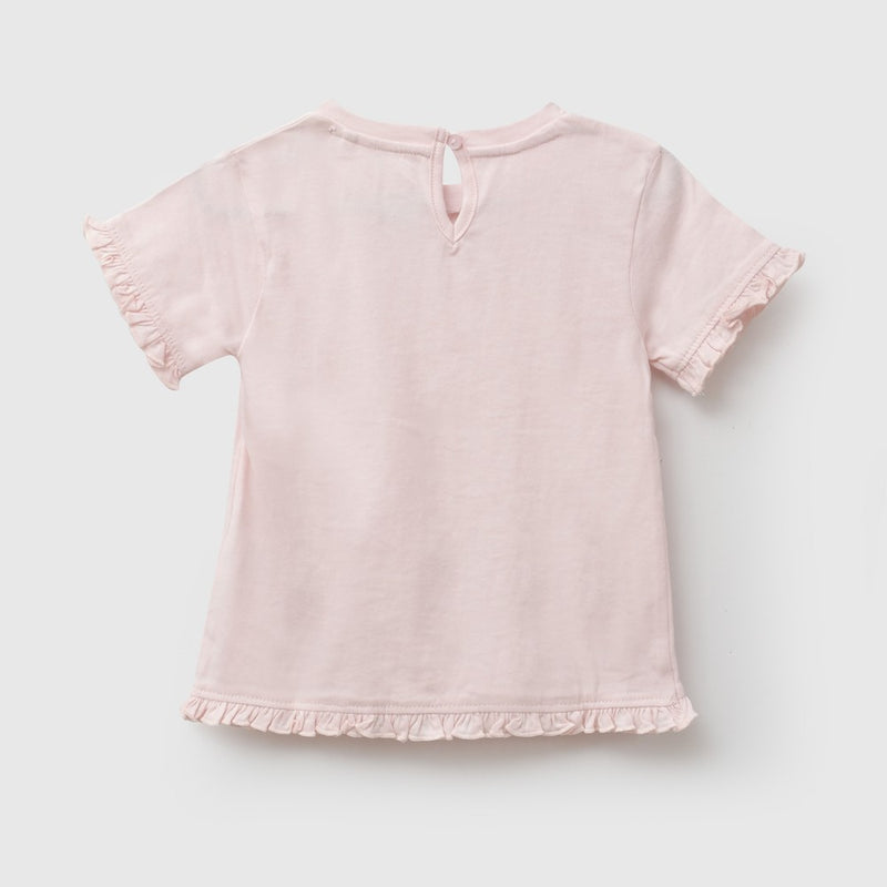 Polera everyday niña rosado claro 6-9M a 4-5A