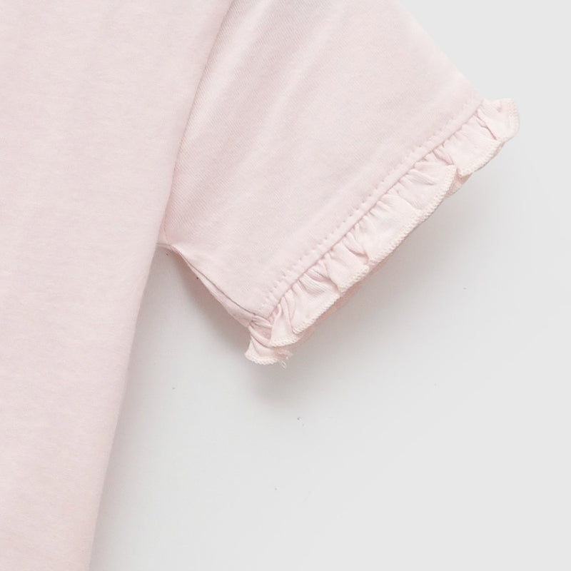 Polera everyday niña rosado claro 6-9M a 4-5A