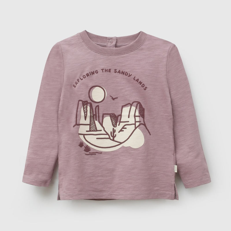 Polera desert niño purpura 6-9M a 4-5A