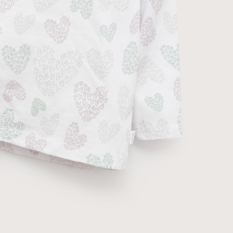 Polera Estampada Blanca Infant Niña