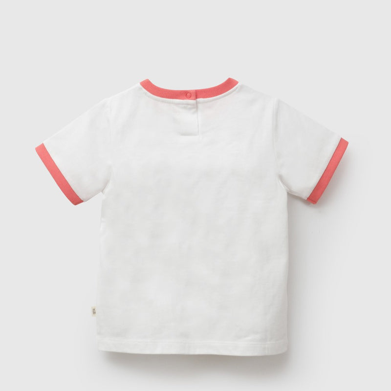 Polera sardines niño blanco 6-9M a 4-5A