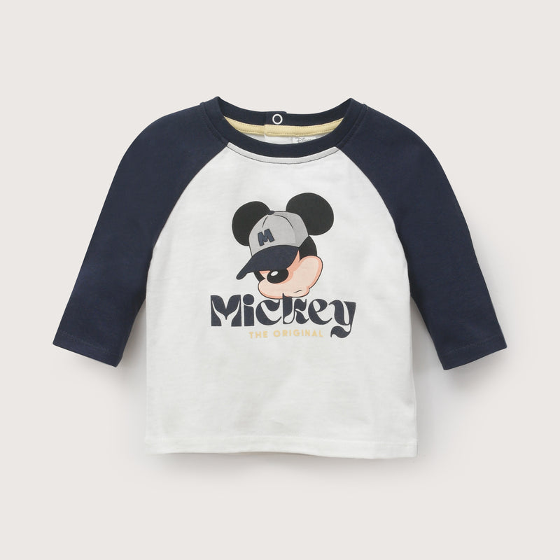 Polera Manga Larga Azul Disney Infant Niño