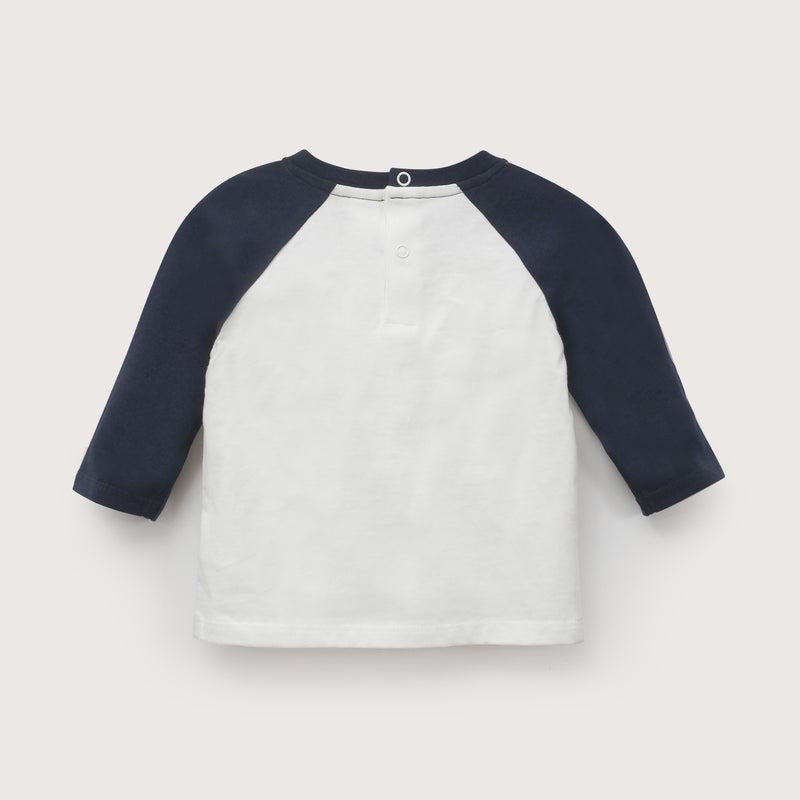 Polera Manga Larga Azul Disney Infant Niño