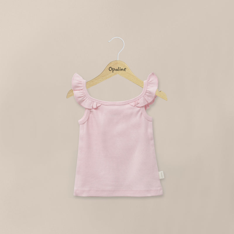 Polera Rib Rosada Infant Niña
