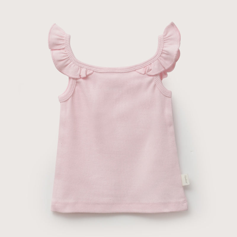 Polera Rib Rosada Infant Niña