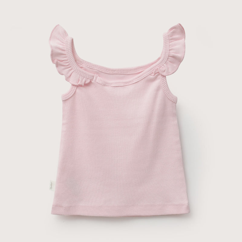 Polera Rib Rosada Infant Niña