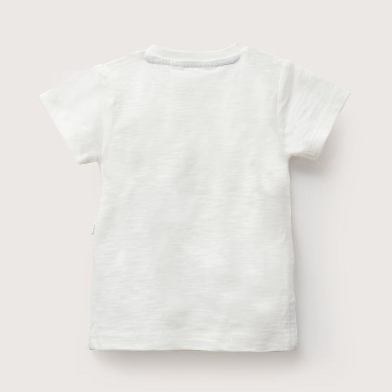 Polera Cuello Mao Blanca Infant Niño