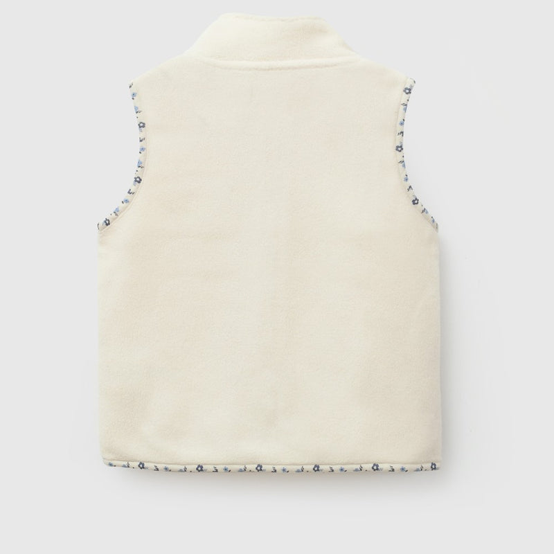 Polar sin mangas niña crema 6-9M a 4-5A
