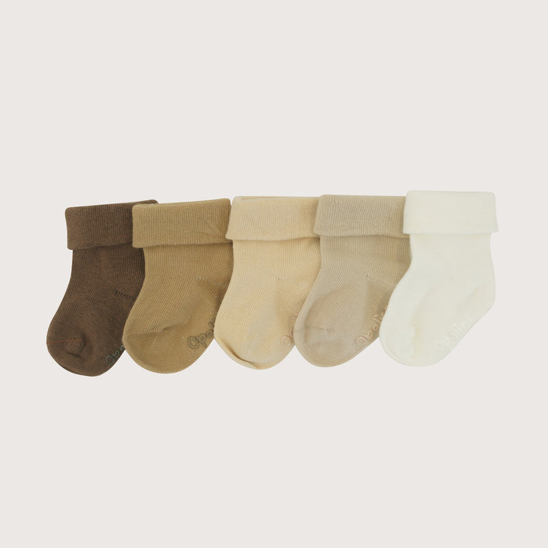 Set De Regalo Pack 5 De Calcetines Beige Bebé Unisex