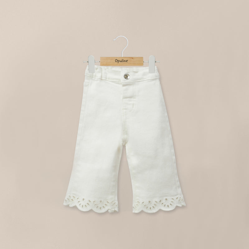 Pantalon Blanco Infant Niña