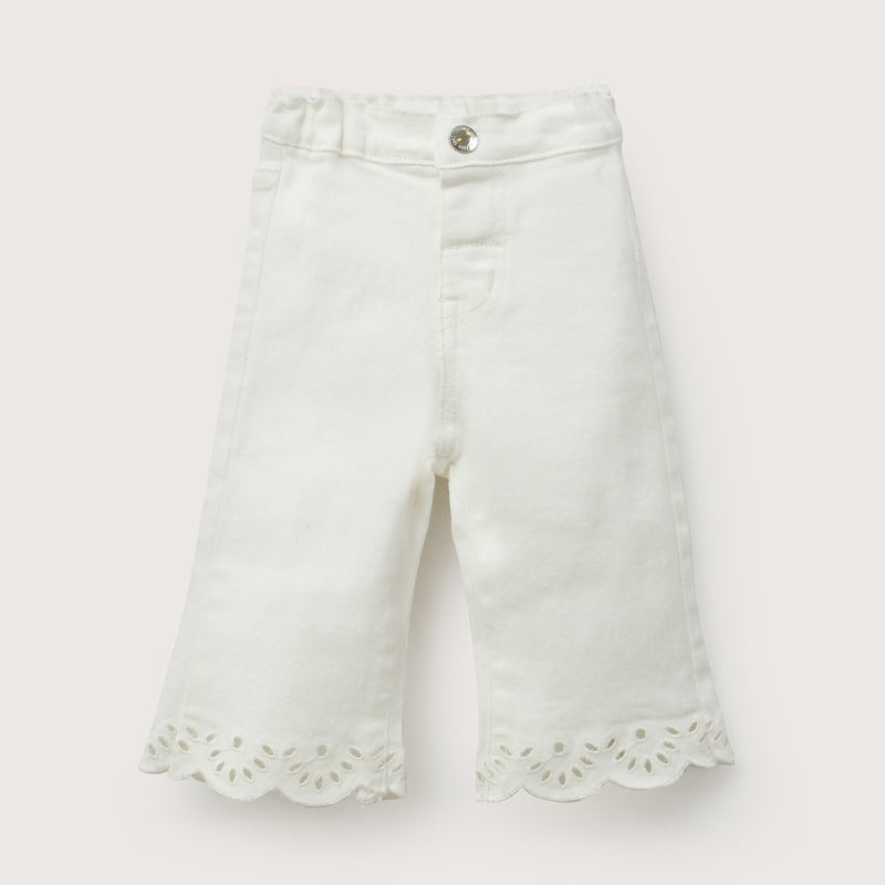 Pantalon Blanco Infant Niña