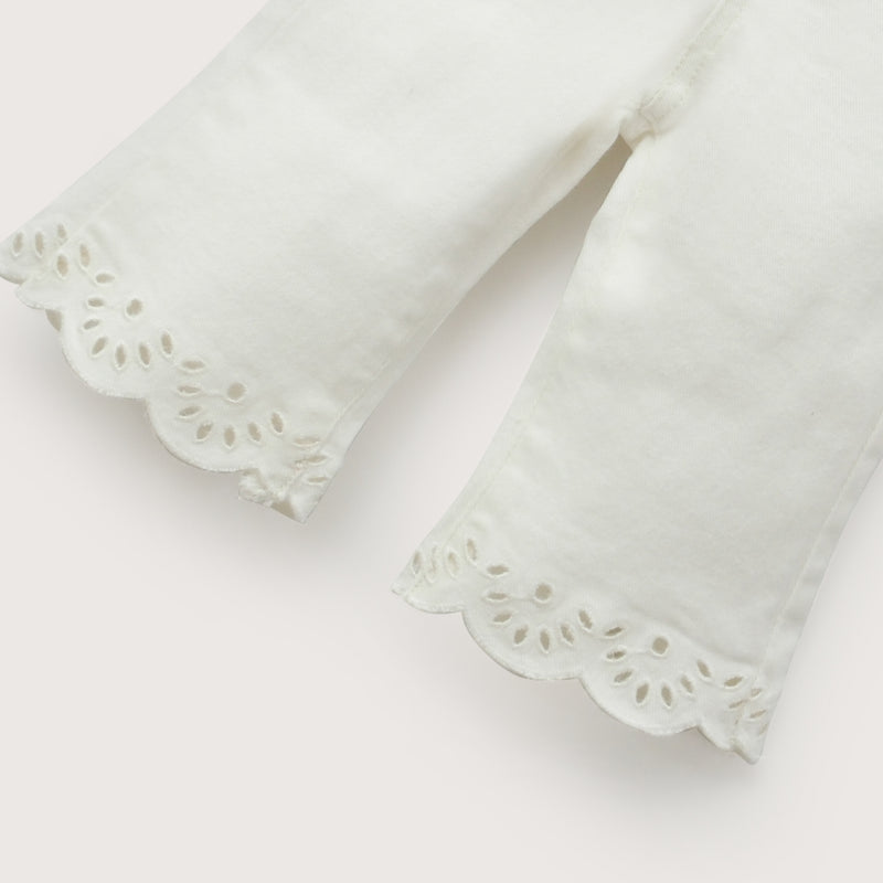 Pantalon Blanco Infant Niña