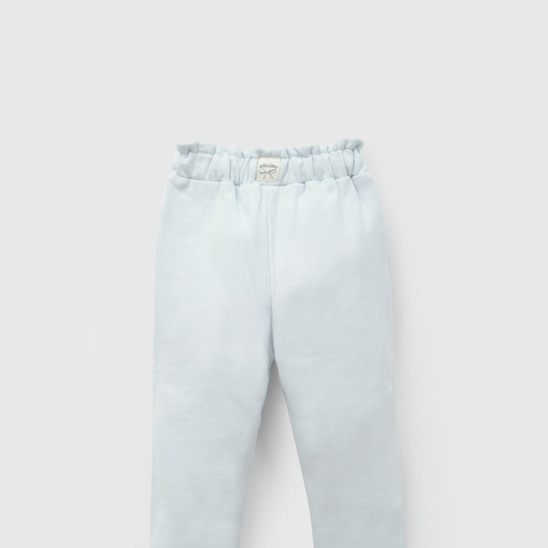 Pantalon buzo niña celeste 6-9M a 4-5A