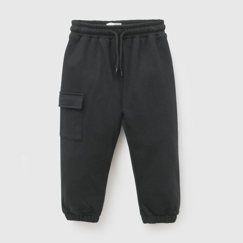 Pantalon buzo niño negro 6-9M a 4-5A