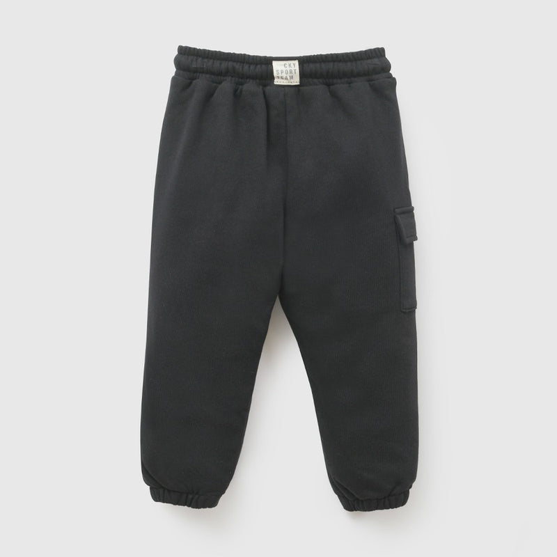 Pantalon buzo niño negro 6-9M a 4-5A