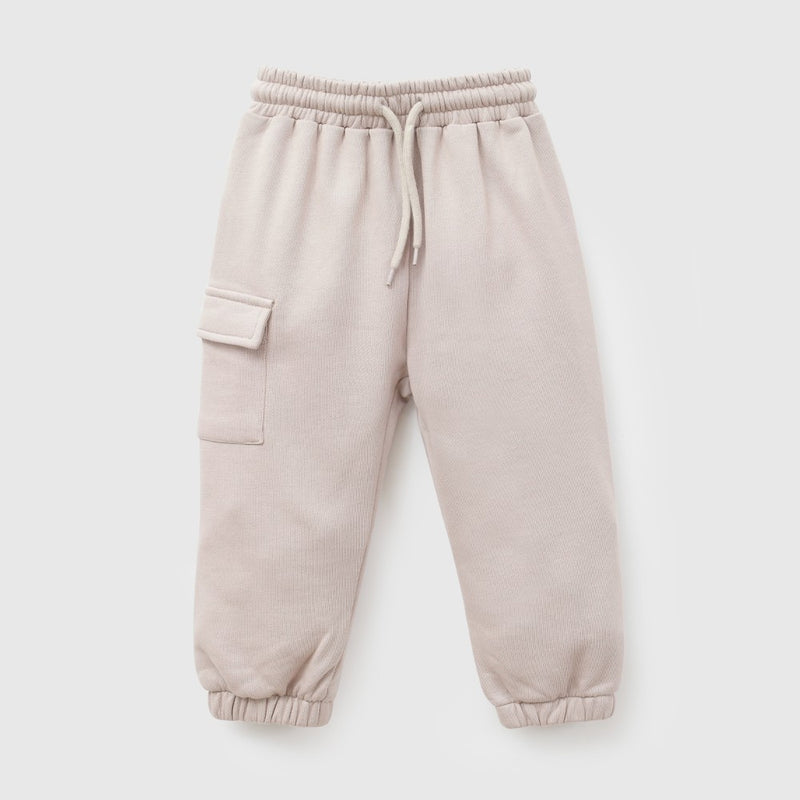 Pantalon buzo bolsillo niño cafe 6-9M a 4-5A