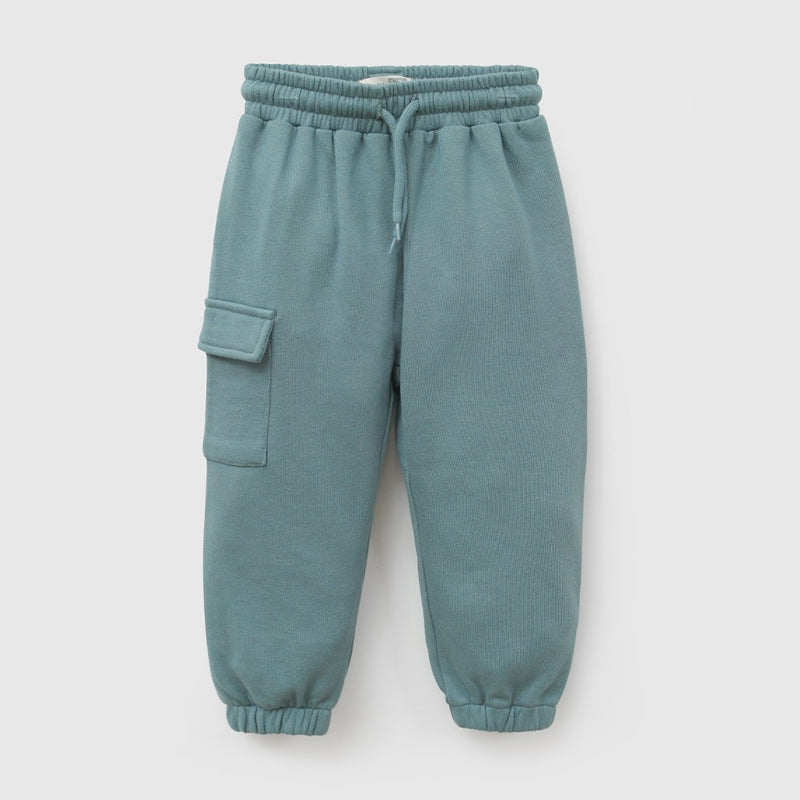 Pantalon buzo bolsillo niño verde 6-9M a 4-5A