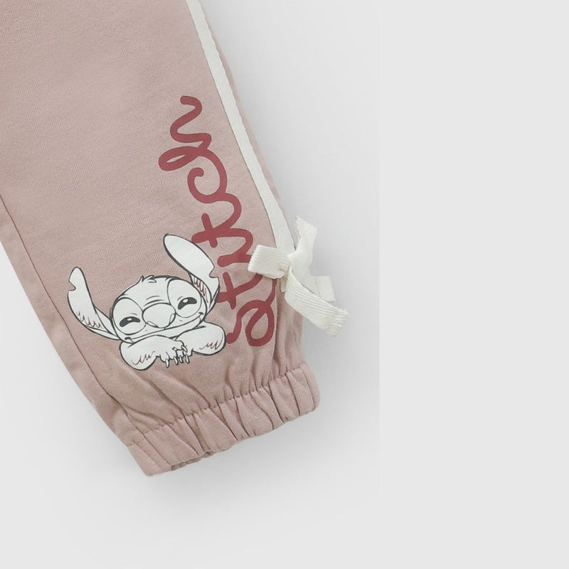 Pantalon buzo Disney Lilo & Stitch niña rosa viejo 6-9M a 4-5A