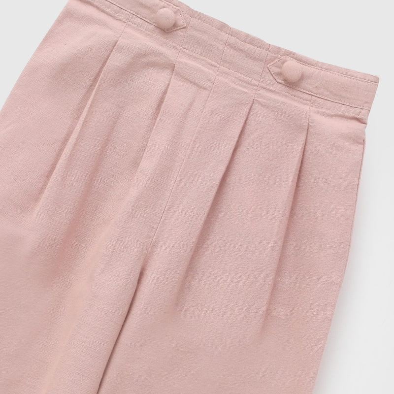 Pantalon ancho niña rosa viejo 6-9M a 4-5A