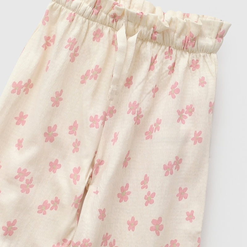 Pantalon tejido waffle niña multicolor 6-9M a 4-5A