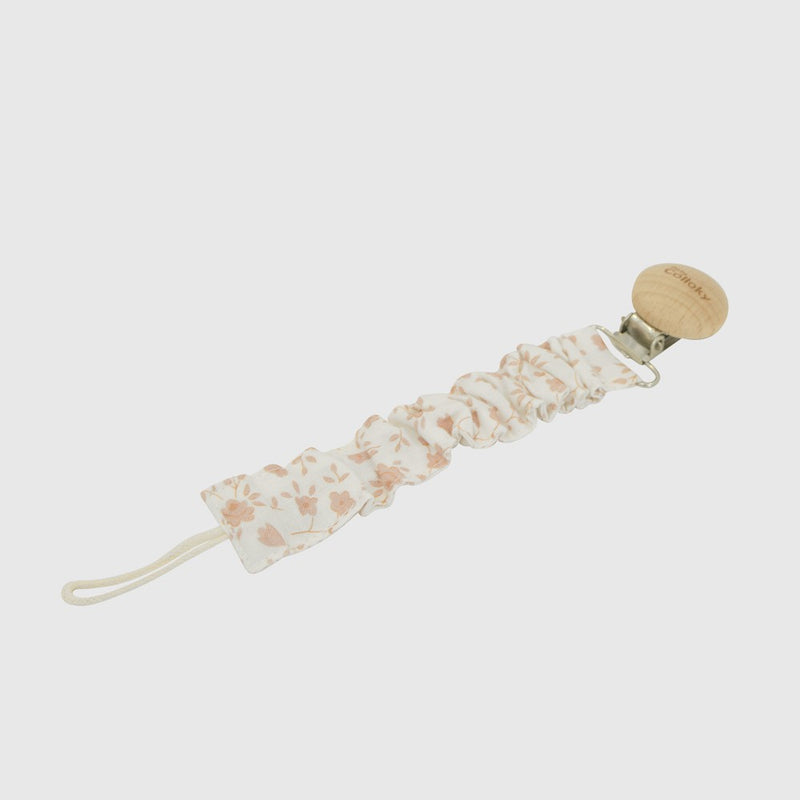 Portachupete bebé niña beige