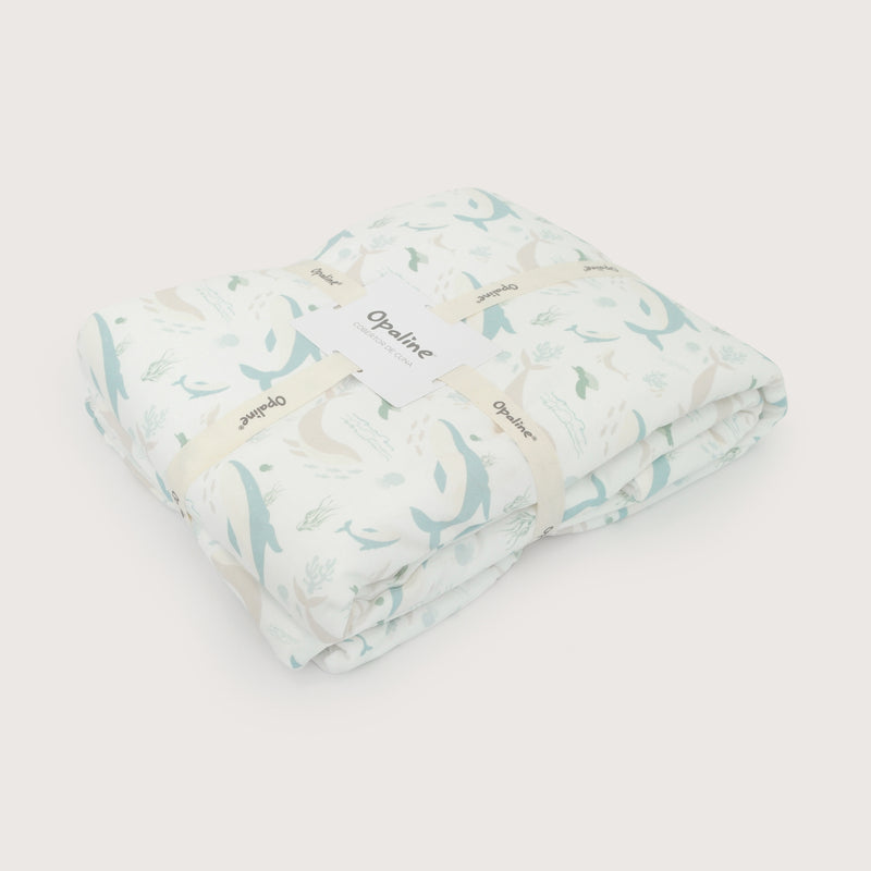 Cobertor De Cuna Estampado Blanco Bebé Niño