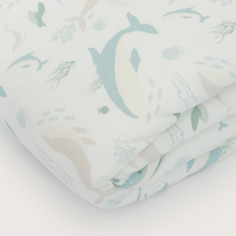 Cobertor De Cuna Estampado Blanco Bebé Niño