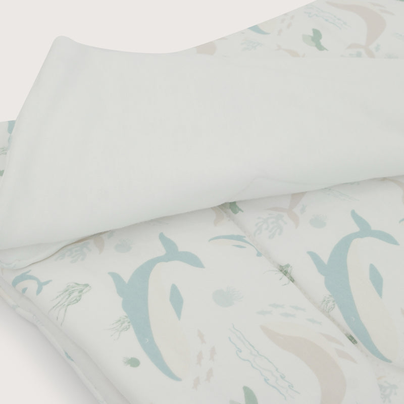 Cobertor De Cuna Estampado Blanco Bebé Niño
