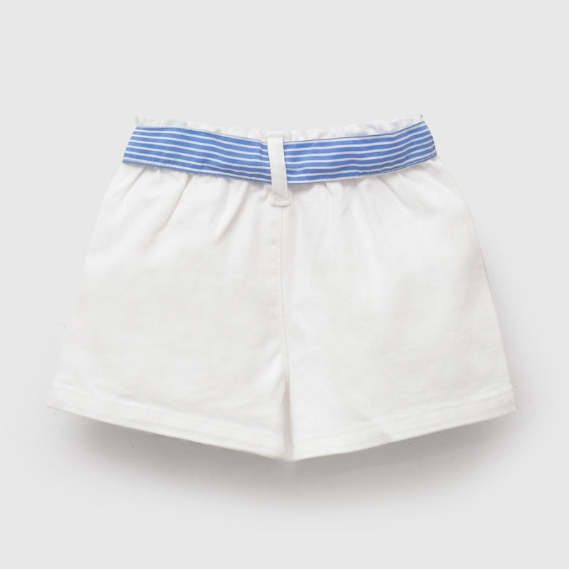 Short pañuelo niña crema 6-9M a 4-5A