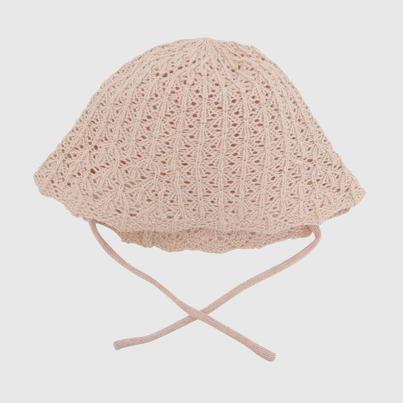 Sombrero algodón niña rosado tu