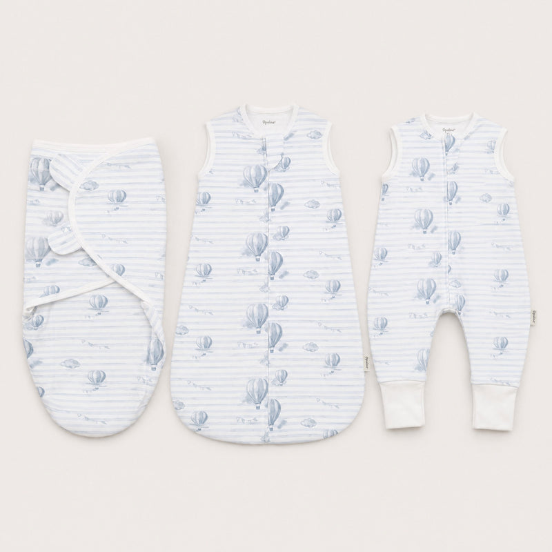 Set 3 Sacos De Dormir Celeste Bebé Niño TOG 1.0
