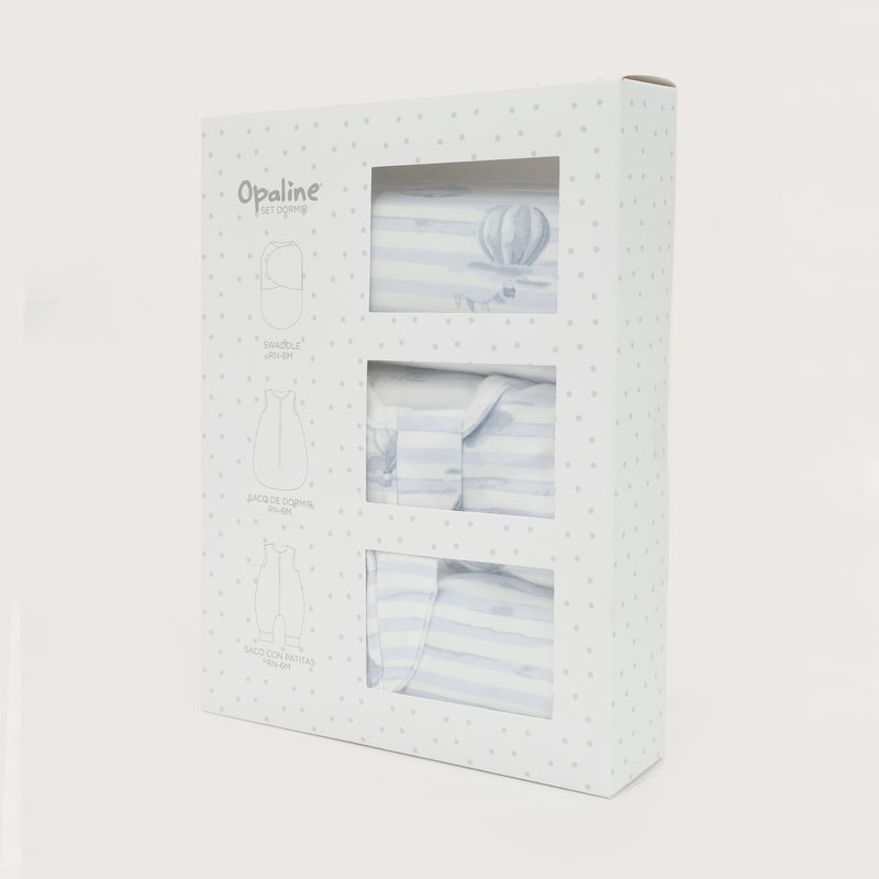 Set 3 Sacos De Dormir Celeste Bebé Niño TOG 1.0