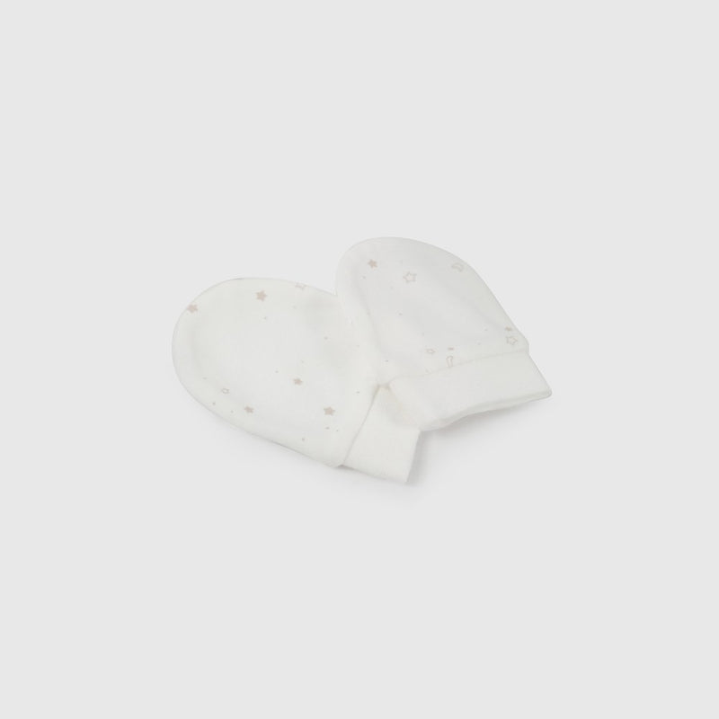 Pack Tres Gorro Y Tres Mitón de Bebé de New born talla Única