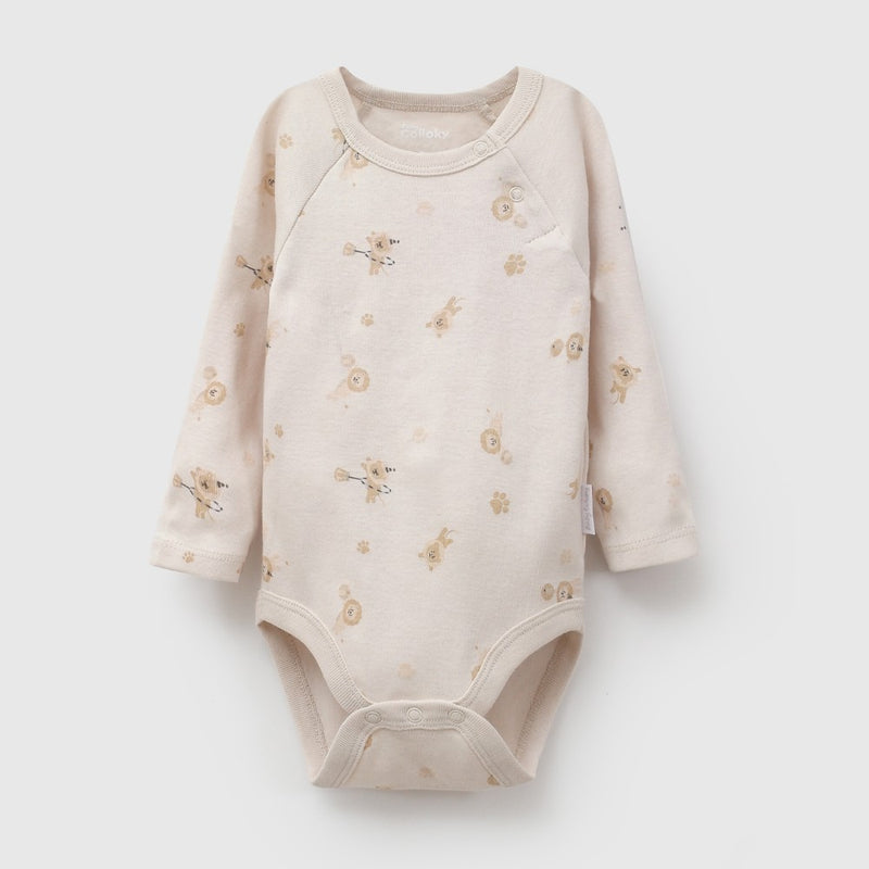 Set body circo rib niño beige 0/3M a 18/24M
