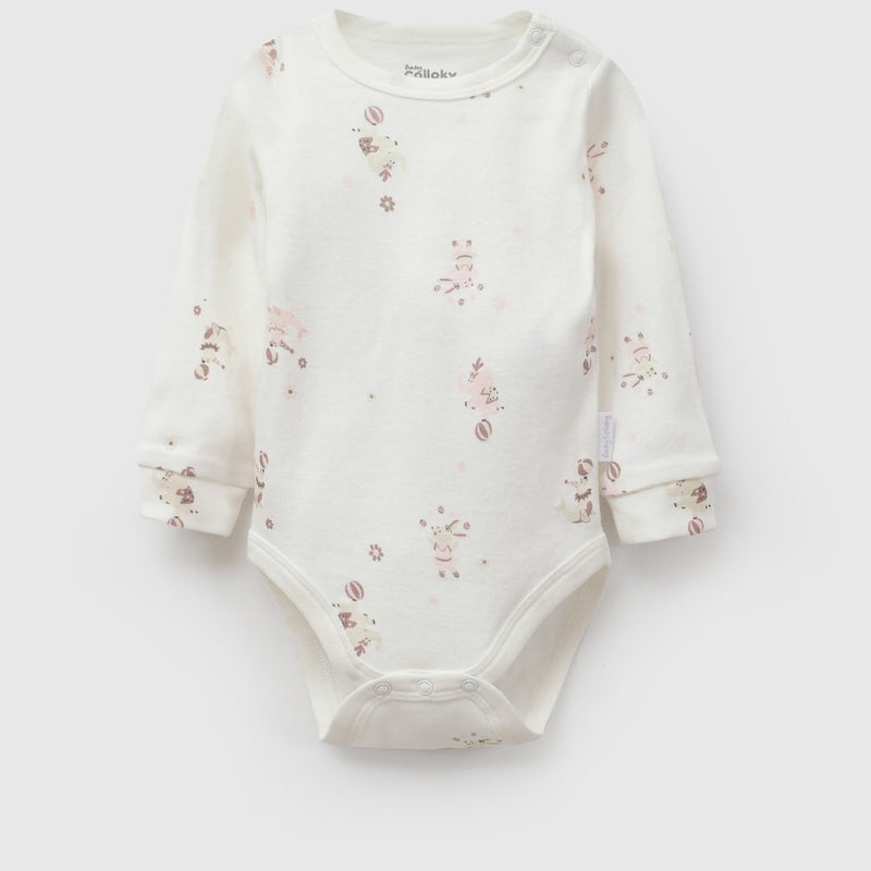 Set body circo rib niña purpura 0/3M a 18/24M
