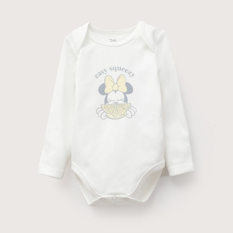 Pack 3 Bodies Amarillo Disney Bebé Niña