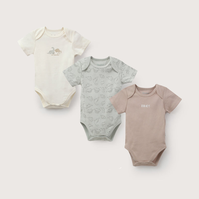 Pack 3 Bodies Verde Bebe Niño