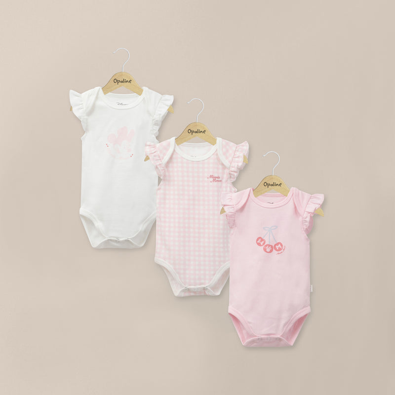 Pack 3 Bodies Rosado Disney Bebe Niña