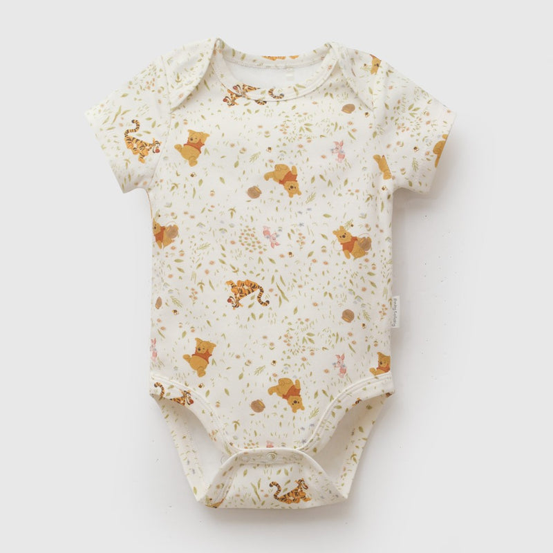 Set body rib Disney Winnie The Pooh unisex crema 0/3M a 18/24M
