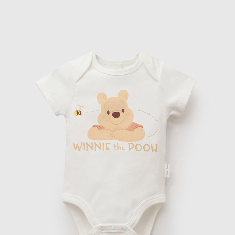 Set body rib Disney Winnie The Pooh unisex crema 0/3M a 18/24M