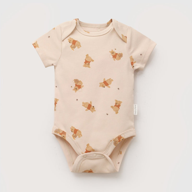 Set body rib Disney Winnie The Pooh unisex crema 0/3M a 18/24M