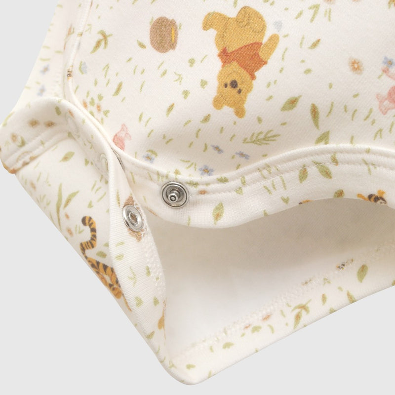 Set body rib Disney Winnie The Pooh unisex crema 0/3M a 18/24M